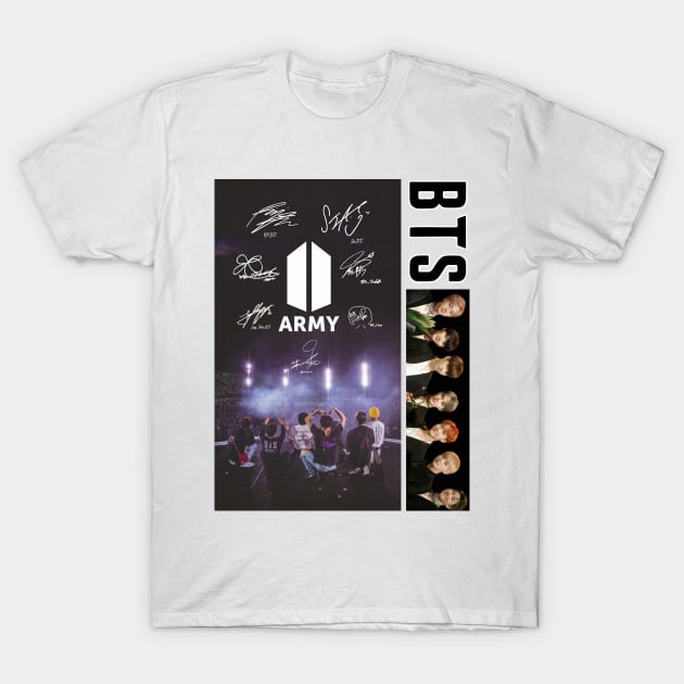T shirt army bts hot sale